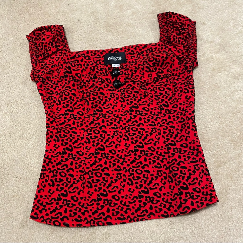 NWOT Collectif Delores top L/Uk14
